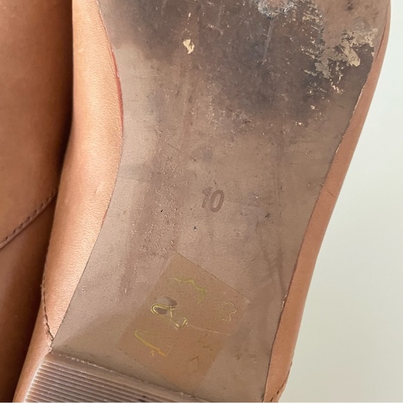 Madewell Frances Skimmer Leather Flats English Saddle Loafers Size 10 - Picture 9 of 9